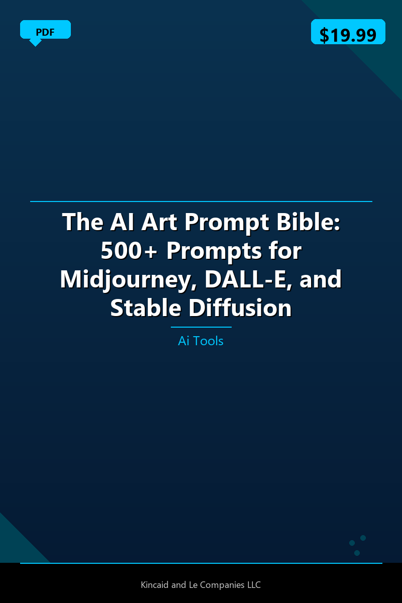 The AI Art Prompt Bible: 500+ Prompts for Midjourney, DALL-E, and Stable Diffusion