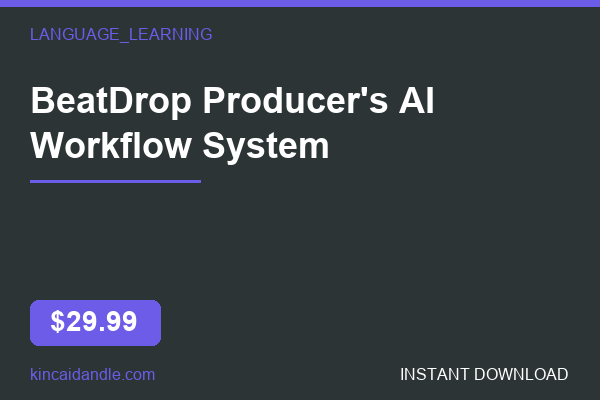 BeatDrop Producer's AI Workflow System