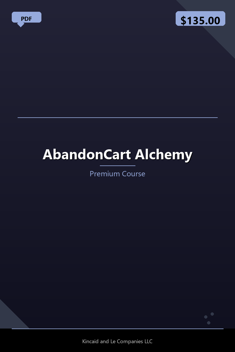 AbandonCart Alchemy