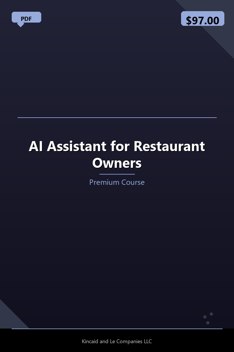 AI Assistant for Restaurant Owners