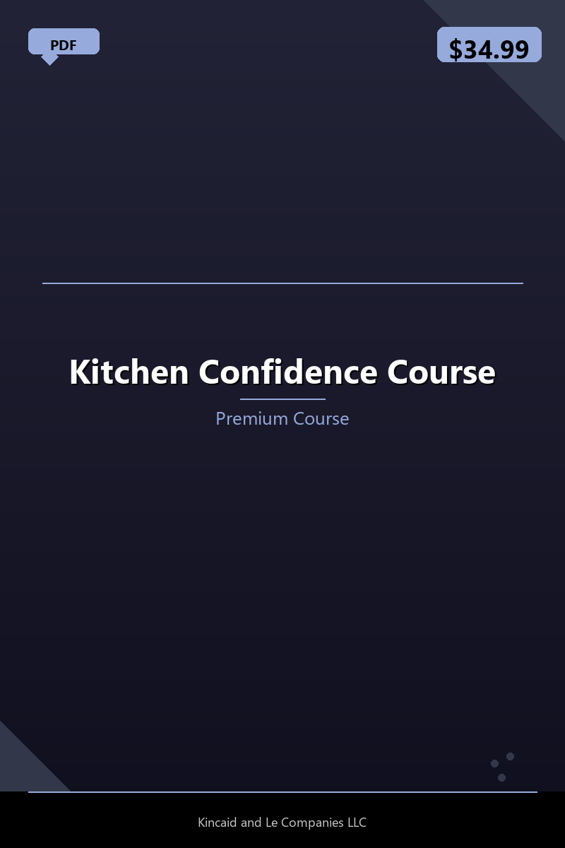 Kitchen Confidence Course