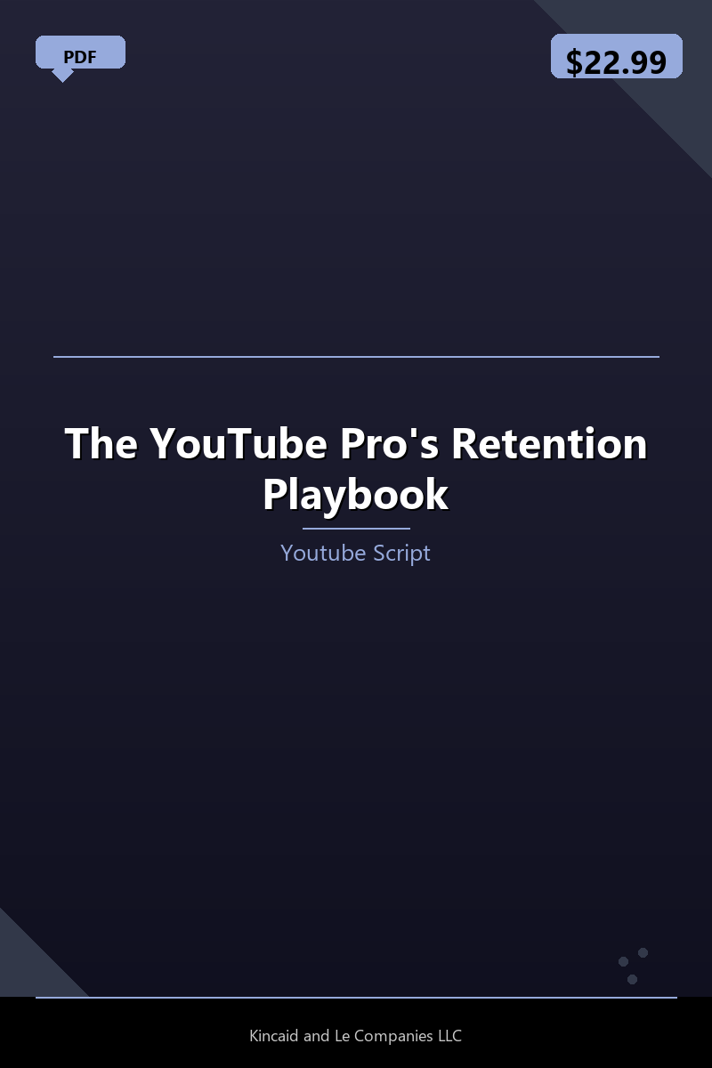 The YouTube Pro's Retention Playbook