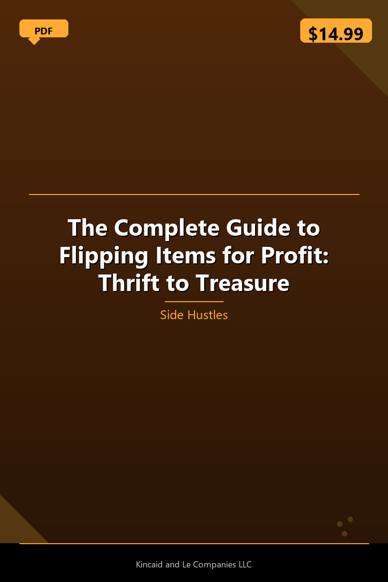 The Complete Guide to Flipping Items for Profit: Thrift to Treasure