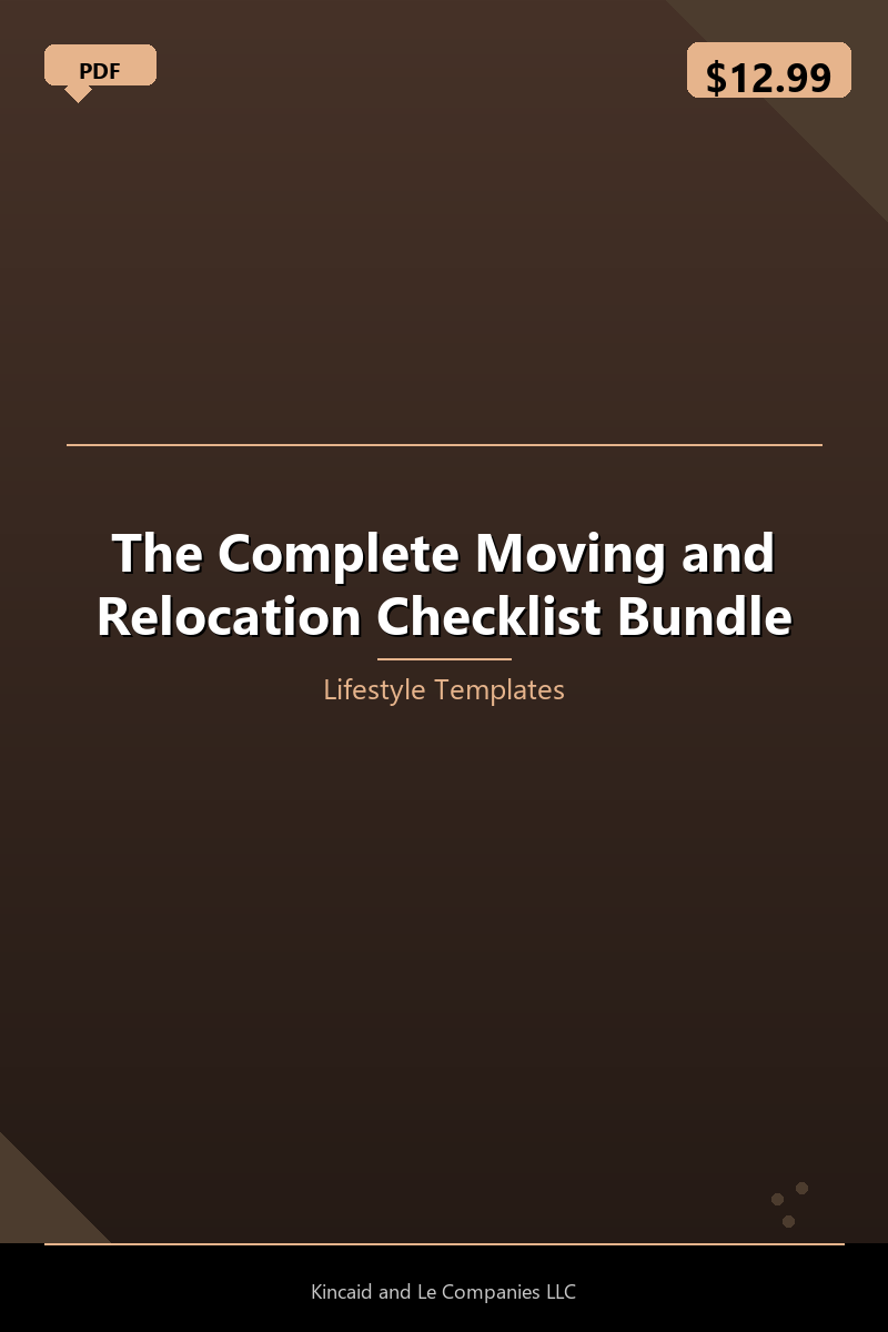 The Complete Moving and Relocation Checklist Bundle