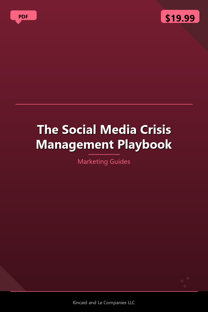 The Social Media Crisis Management Playbook