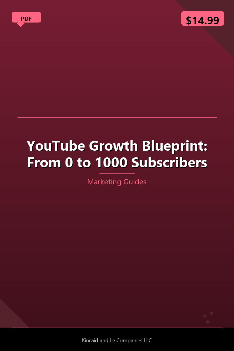YouTube Growth Blueprint: From 0 to 1000 Subscribers